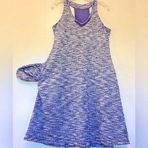 MPG, Size M, “sport dress” active wear, cooling, A-cut, racer back, v-neck, midi